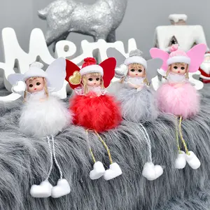 2021 New Design Mini Christmas Ornaments Hanging Christmas Decorations Wholesale Kawaii Christmas Fairy