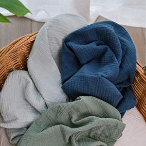 Envolturas para Recién Nacidos Azul Oscuro, Vintage, 100% Algodón Gauze Premium, Doble Capa, Pequeña, 60cm, Manta Envolvente de Muselina para Bebé - Product Image 5