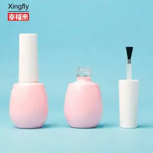 15ml custom unique empty nail polish bottles suppliers cosmetic glass bottle with brush