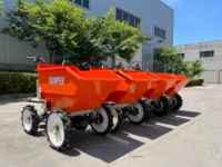Mini-dumper électrique d'occasion avec accessoires, type chargeuse compacte sur chenilles, moteur et pompe haute performance pour la restauration et le commerce de détail