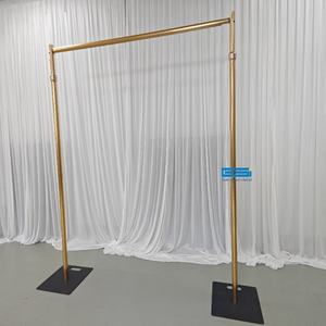 <b>ESI</b> Heavy Duty Gold Pipe and Drape - 10ft Tall, 20ft Wide Coverage - Product Image 6