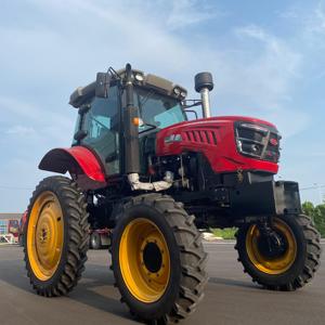 รถแทรกเตอร์ดีเซล 120 แรงม้า ขับเคลื่อน 4 ล้อ พร้อมห้องโดยสารติดแอร์ สำหรับงานไถพรวน ปลูกพืช และการเกษตรบนพื้นที่ขรุขระ - Product Image 1