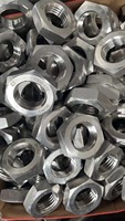 5/8-18 benang Jam baja tipis mur M12 * 1.75 Inconel 625 ANSI Nut mur Jam Hex berat