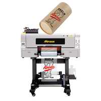 Imprimante UV DTF Taille A3, Imprimante Rouleau UV LED pour Étiquettes Adhésives avec Laminateur