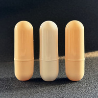 Jialin – Emballage cosmétique vide personnalisé en forme de capsule (3,5 ml) pour baume à lèvres et brillant à lèvres, avec bouchon à vis en aluminium/plastique