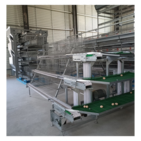 Cage de poulailler portable automatique industrielle économique de grande capacité pour poules pondeuses