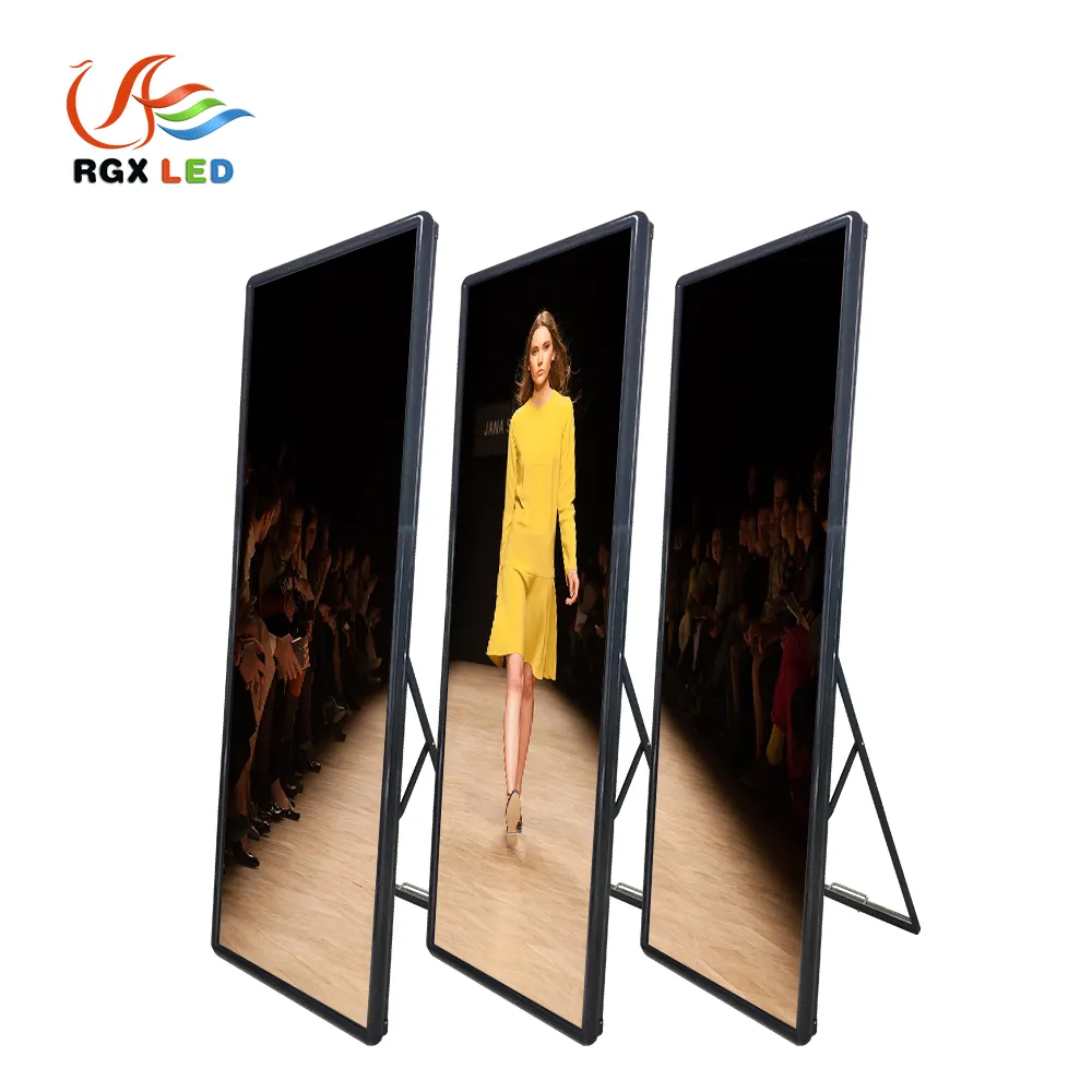 RGX HD high brightness indoor P3 window led display screen,indoor shop digital advertising led screen