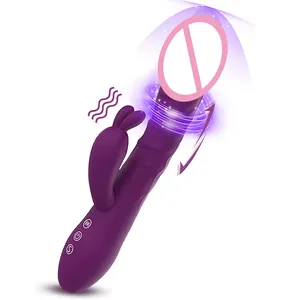 Neues Design Up Down Real Penis Vibrator Vibrierender elastischer Dildo mit weichem Kopf Silikon Vibrator Sexspielzeug für Frauen