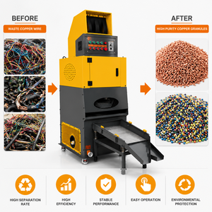 Machine de recyclage et de découpe de câbles en cuivre <span class=keywords><strong>Vaner</strong></span> à haut taux de recyclage, granulateur de cuivre - Product Image 1