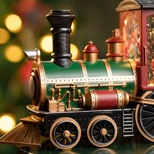 Secretshine Alimenté par Batterie avec Lumière Jouet de Train de <span class=keywords><strong>Noël</strong></span> pour Enfants avec Boîte à Musique et Boule de Cristal Cadeau pour le Nouvel An - Product Image 3