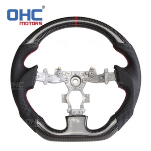 Volante de Fibra de Carbono 100% R35 para <span class=keywords><strong>Nissan</strong></span> <span class=keywords><strong>GTR</strong></span> R35 R 35 Coupé Escape Ohc Motors Volantes - Product Image 1