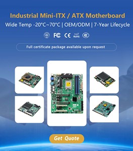 Carte mère ATX à large plage de température avec <span class=keywords><strong>6</strong></span> ports RS232/485/422 COM, <span class=keywords><strong>2</strong></span> ports RJ45 LAN, TPM, VGA, <span class=keywords><strong>2</strong></span> ports HD 4K et <span class=keywords><strong>2</strong></span> ports DDR4 pour passerelles de périphérie d'automatisation industrielle - Product Image 6