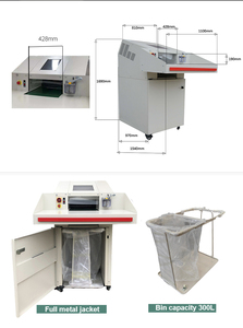 Déchiqueteuse de taille moyenne à faible bruit et haute capacité, déchiquette sans effort les cartes <span class=keywords><strong>SIM</strong></span>, les CD, les disques floppy et les disques durs - Product Image 4