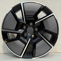 Jante en alliage d'aluminium Leopard 19 pouces, 3 roues, finition noire, neuve et authentique