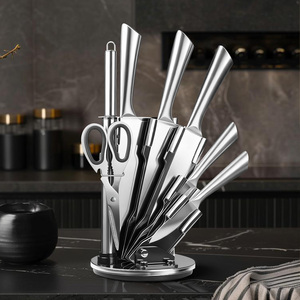 Ioko Sushi bít tết Santoku đầu bếp dao cắt kéo thép không gỉ Nhật Bản phong cách nhà bếp dao đặt - Product Image 3