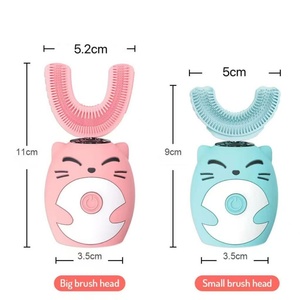 Brosse à dents sonique pour bébé en silicone, brosse à dents automatique pour enfants à 360 degrés, rechargeable par USB, en forme de U, brosse à dents intelligente pour enfants - Product Image 6