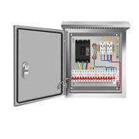 Boîte de distribution d'énergie extérieure en acier inoxydable personnalisée, équipement électrique, boîte MCB, tableau de distribution pour l'industrie