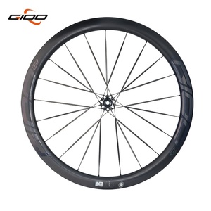 Forever Hot Selling 700C Cruiser Roue de vélo en fibre de carbone Route ondulée Essieu 24 vitesses Frein à disque Canyon Racing Gravel Bike Wheel - Product Image 4