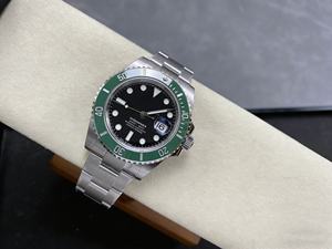 Reloj Mecánico Impermeable de Súper Calidad, 41 mm, Fábrica VS, Acero 904L, Verde, Movimiento 3235, 126610, Cerámica Negra, Reloj de Buceo Hulk - Product Image 4