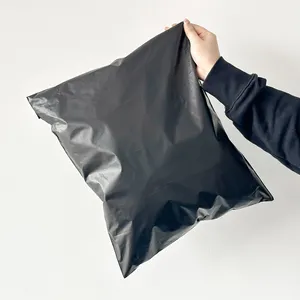 Matte Black Custom Poly Mailer Polymailer Clothing Mailing Packaging Shipping Bag For Clothes