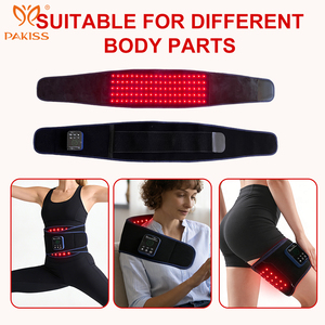 Ceinture de massage OEM rechargeable à lumière rouge, batterie 5000 mAh, chauffante et vibrante, pour thérapie abdominale et lombaire - Product Image 2