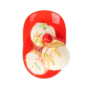 Bol à glace en plastique de 12 oz en forme de casque de baseball avec logo personnalisé, idéal pour les événements sportifs et les jeux - Product Image 5