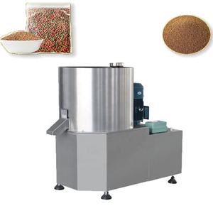 Nouvelle ligne de production d'aliments pour poissons, extrudeuse à double vis pour aliments pour animaux de compagnie, équipement de production d'aliments aquatiques, acier inoxydable 304, 1 tonne/h, haute performance - Product Image 3