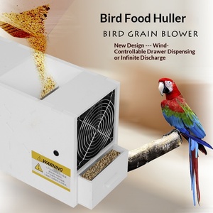 Macchina Soffiatrice per Mangime per Pappagalli in Acciaio Inossidabile, Rettangolare, con Velocità del Vento Regolabile, Stile a Cassetto Continuo, Leggera ed Efficiente - Product Image 1