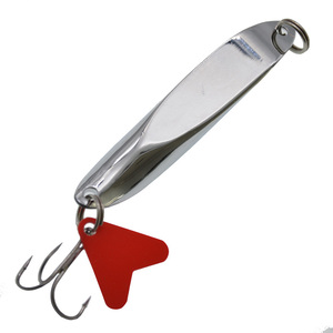 Lot de leurres de pêche à la cuillère pour lancer longue distance, chromés, 30g - Product Image 3