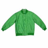 Veste bomber personnalisée DCY pour homme, veste varsity pour homme, veste bomber en daim, veste de baseball, veste vert vif, directement de l'usine