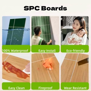 4 mm Cam khắc notching SPC tấm Tường Bảng không thấm nước bấm vào SPC sàn cho phòng tắm nhà bếp trang trí - Product Image 6
