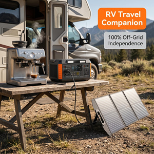Factory Wholesale 600W 520Wh <b>UK</b> Plug Portable Power Station Kit 100W Foldable Solar Panel Solar Generator For <b>UK</b> Distributors - Product Image 6