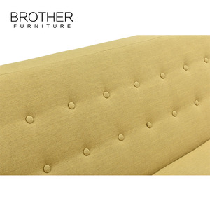 Estilo Europeo <span class=keywords><strong>casa</strong></span> habitación en forma de l de tela + <span class=keywords><strong>abedul</strong></span> patas de madera del sofá chesterfield - Product Image 4