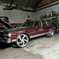 Jantes en alliage d'aluminium forgé sur mesure 2 pièces 5x127 à déport profond, compatibles avec Caprice B-Body Sedan, pièces de voiture personnalisées, jantes à rayons