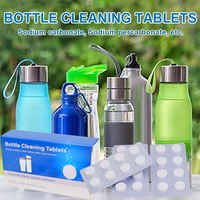 Vente en gros Tablettes de nettoyage pour bouteilles d'eau pour plastiques inoxydables Céramique et carafes Récipients à boire