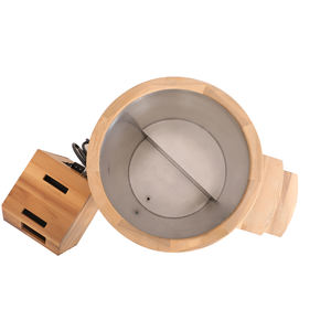 Good Selling Treated Pine /Red Cedar Wooden Ice Bath Cold Plunge Chilling with <b>Massage</b> - Product Image 6