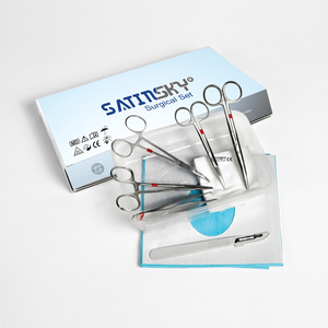 Juego de Instrumentos Quirúrgicos Profesionales, Herramientas Quirúrgicas Manuales de Acero Inoxidable, Certificación CE, con Kit Personalizable y Estuche de Almacenamiento - Product Image 2