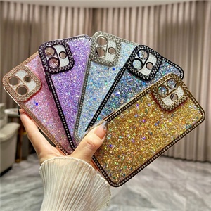 เคสโทรศัพท์ไอโฟน 16 15 14 13 Pro Max ลายกลิตเตอร์ไล่เฉดสี สวยงาม ป้องกันแรงกระแทก - Product Image 2