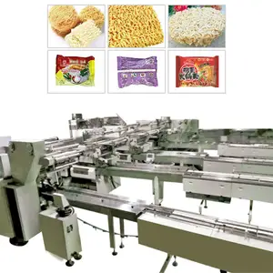 Linea di confezionamento alimentare automatica macchina per imballare multifunzionale pasta spaghetti istantanei linea di finitura per alimentazione ad alta velocità
