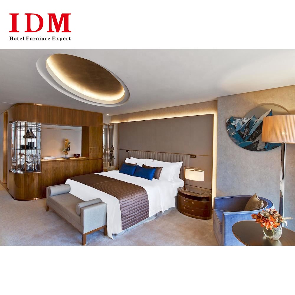 IDM-247 Luxury 5 Star Presidential Suite Hotel Room Economy Modern Five Star Hotel Furniture Hotel Room Furniture