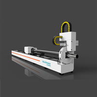 Machine de découpe laser fibre CNC automatique pour tubes carrés en acier doux de 20 mm de diamètre, longueur 6 m, puissance 1KW-3000W, garantie 3 ans