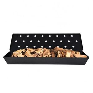 Boîte à fumoir rectangulaire en acier inoxydable pour barbecue d'extérieur – Vente en gros directe usine - Product Image 1