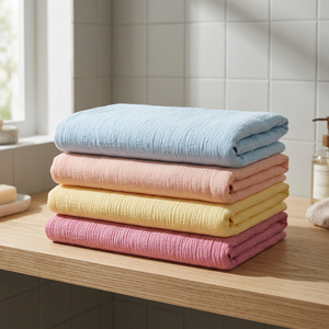 Tissu en coton uni, léger, respirant, tissé, pour bébé et tout-petit, acheter directement auprès du fournisseur - Product Image 4
