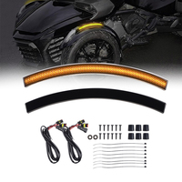 2013-2018 pour Can Am Spyder F3 RS ST RT LED Fender Clignotants ABS Wheel Lights Condition Nouveau