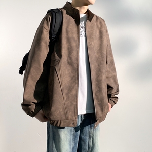 Suéter cárdigan con cremallera y cuello con logotipo personalizado, ropa de trabajo personalizada, marca genial, abrigo de primavera y otoño, abrigo versátil y guapo - Product Image 2