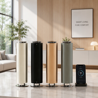 Diffuseur d'huiles essentielles électrique à deux fluides en alliage d'aluminium de 1000 ml, contrôlé par application, nouvelle fonctionnalité spectaculaire, attraction magnétique par induction
