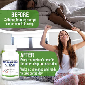 Complément de citrate de magnésium OEM/ODM, 100 capsules, soutient la qualité du sommeil, soutient la fonction nerveuse, capsules de magnésium quotidiennes - Product Image 5