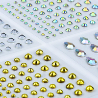 GP Autocollants étanches en strass auto-adhésifs pour le maquillage des ongles du corps pour les enfants Festiva DIY Décoration Maquillage du visage