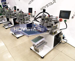 เครื่องพิมพ์หน้าจอขนาดเล็กแบบนิวเมติกตั้งโต๊ะสำหรับถุง Mylar เครื่องพิมพ์โลโก้สำหรับถุงมือเย็น - Product Image 2