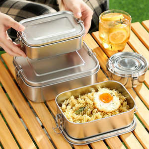 ฝาปิดกันอากาศเข้าแน่นสแตนเลส304แบบพกพาขนาดกะทัดรัดสำหรับเนื้อสัตว์อาหารทะเลที่เป็นมิตรกับสิ่งแวดล้อมสำนักงาน/การเดินทาง - Product Image 2